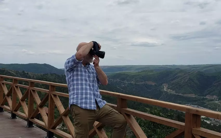 Məşhur fransız fotoqraf Laçın və Naxçıvana səfər edib