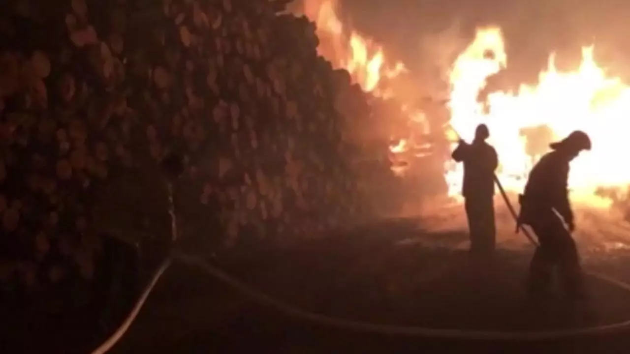 Rusiyada neft anbarında yanğın baş verib