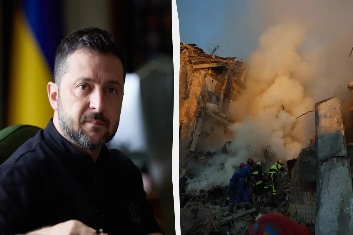 Zelenski: Rusiyanın Ukraynaya növbəti zərbələri nəticəsində 8 nəfər həlak olub