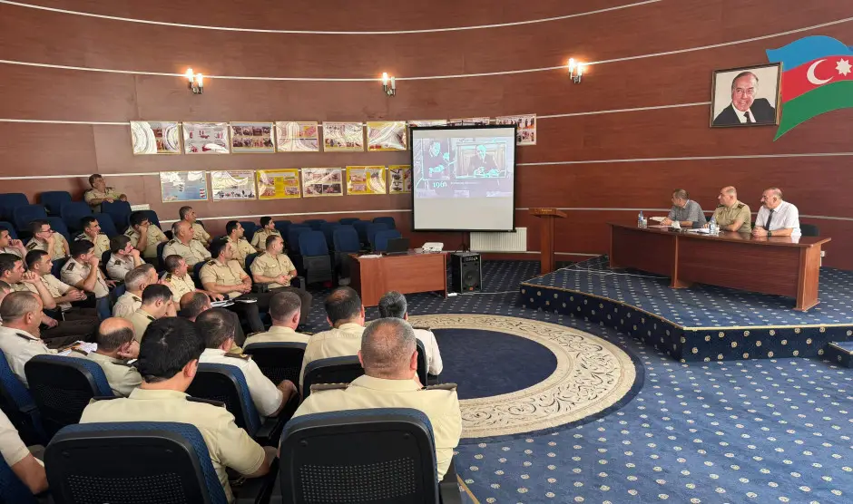 Dövlət Yanğın Nəzarəti Xidmətində "Konstitusiya və Suverenlik İli”nə həsr olunan tədbirlər keçirilib