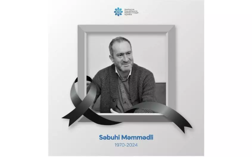 MEDİA jurnalist Səbuhi Məmmədlinin vəfatı ilə bağlı başsağlığı verib