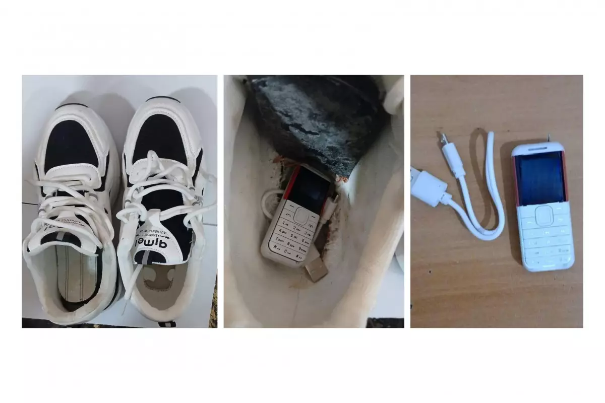 Şəki penitensiar müəssisəsinə telefon keçirilməsinin qarşısı alınıb - FOTO