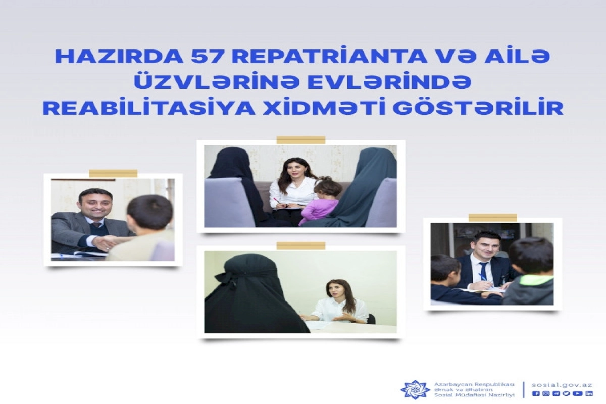 İraq və Suriyadan gətirilən 57 repatrianta reabilitasiya xidmətləri göstərilir