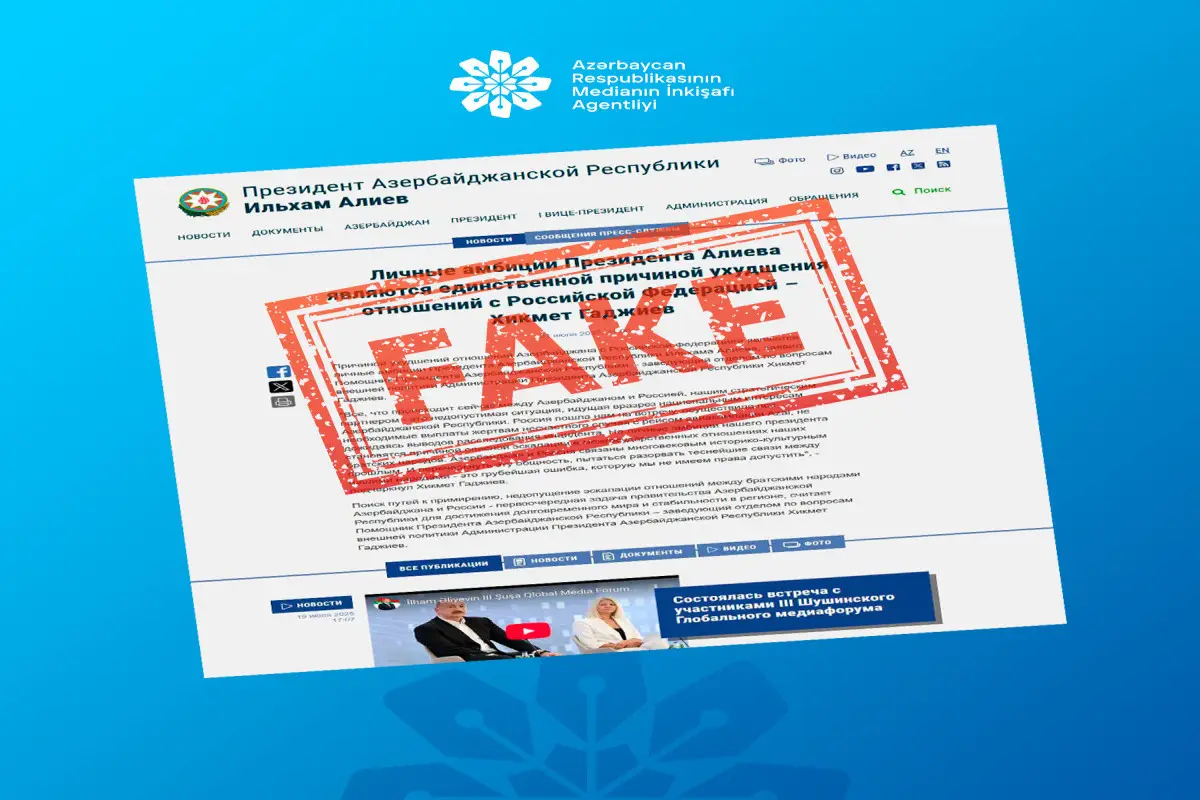 Hikmət Hacıyevin adından Rusiya-Azərbaycan münasibətlərinə dair saxta açıqlama yayılıb