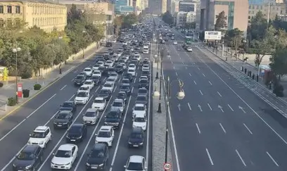 Bakıda 15 istiqamətdə tıxac var - SİYAHI