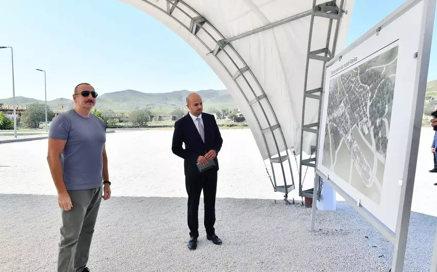 İlham Əliyev Cəbrayıl rayonuna səfər edib - YENİLƏNİB