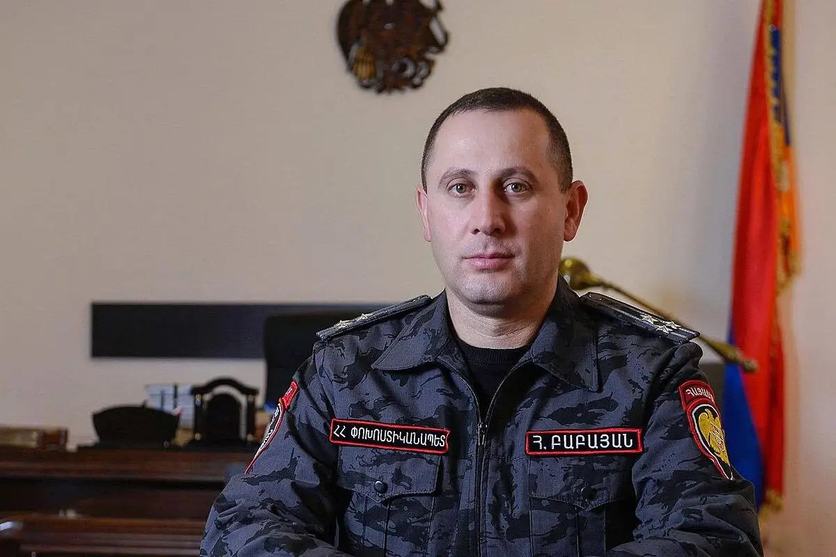 Ermənistan Polis Qoşunlarının komandanı vəzifəsindən azad edilib
