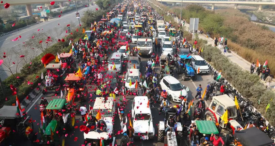 Hindistanda da fermerlərin aksiyası başlayıb