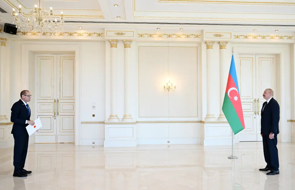 İlham Əliyev İsrailin yeni səfirini qəbul etdi - FOTOLAR