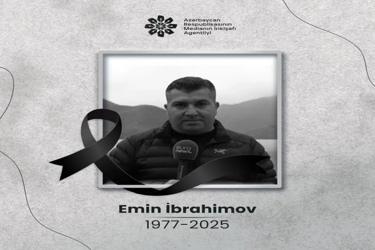 MEDİA Türkiyədə həlak olan azərbaycanlı jurnalistlə bağlı başsağlığı yayıb