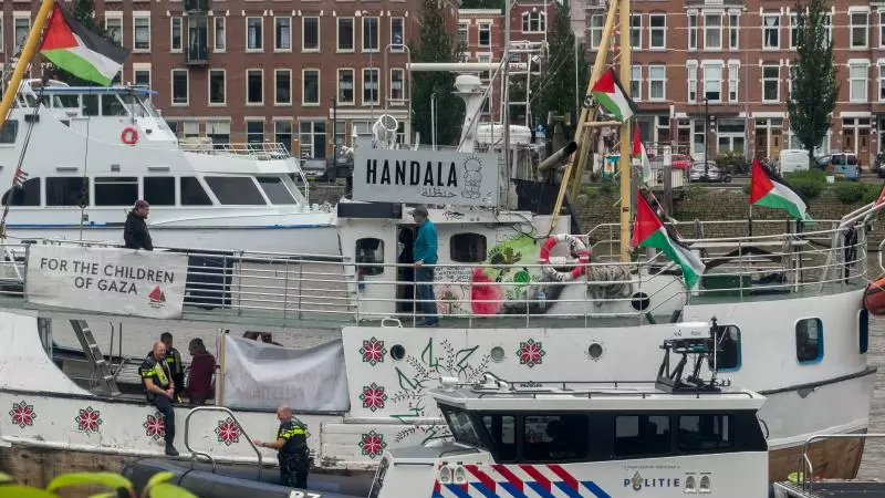 Norveçdən Qəzzaya doğru yola çıxan gəmi Niderlanda çatıb