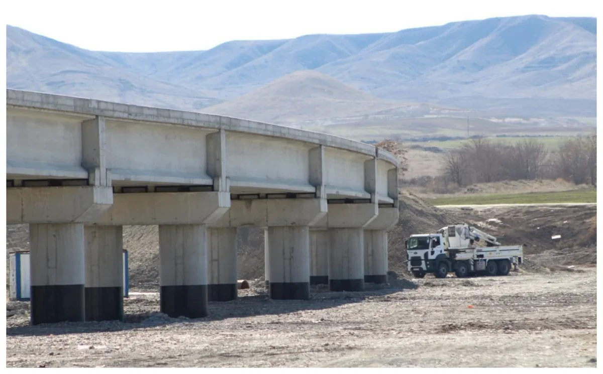 Ağbənd körpüsü layihəsinin icra vəziyyəti yoxlanıldı