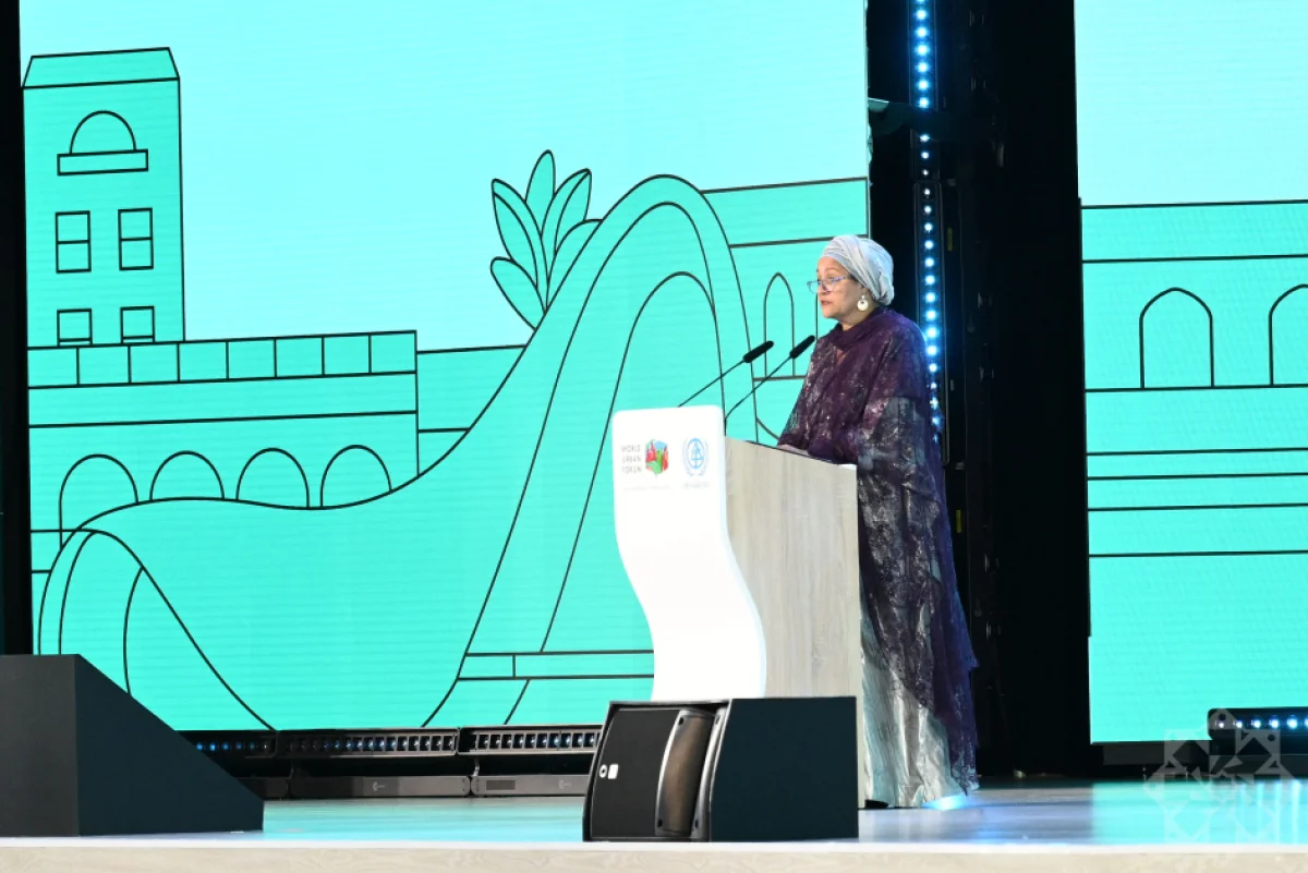 Amina Mohammed thanks Azerbaijan for hosting WUF13