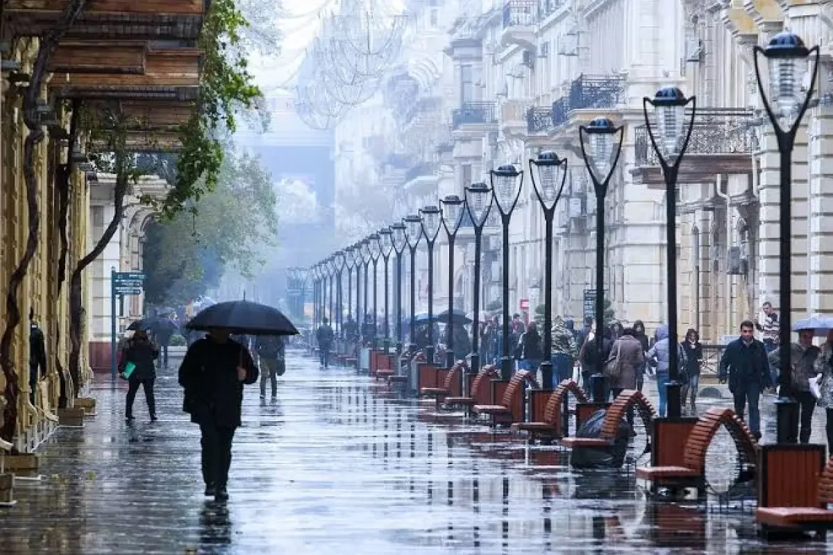 Azerbaijan weather for October 31: rain expected overnight
