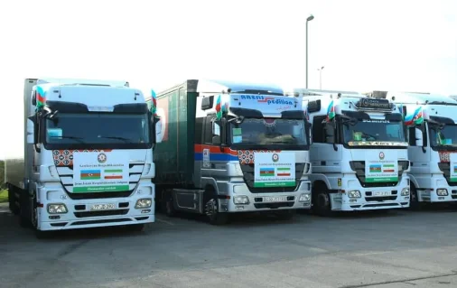 Azerbaijan sends 200 tons of humanitarian aid to Iran