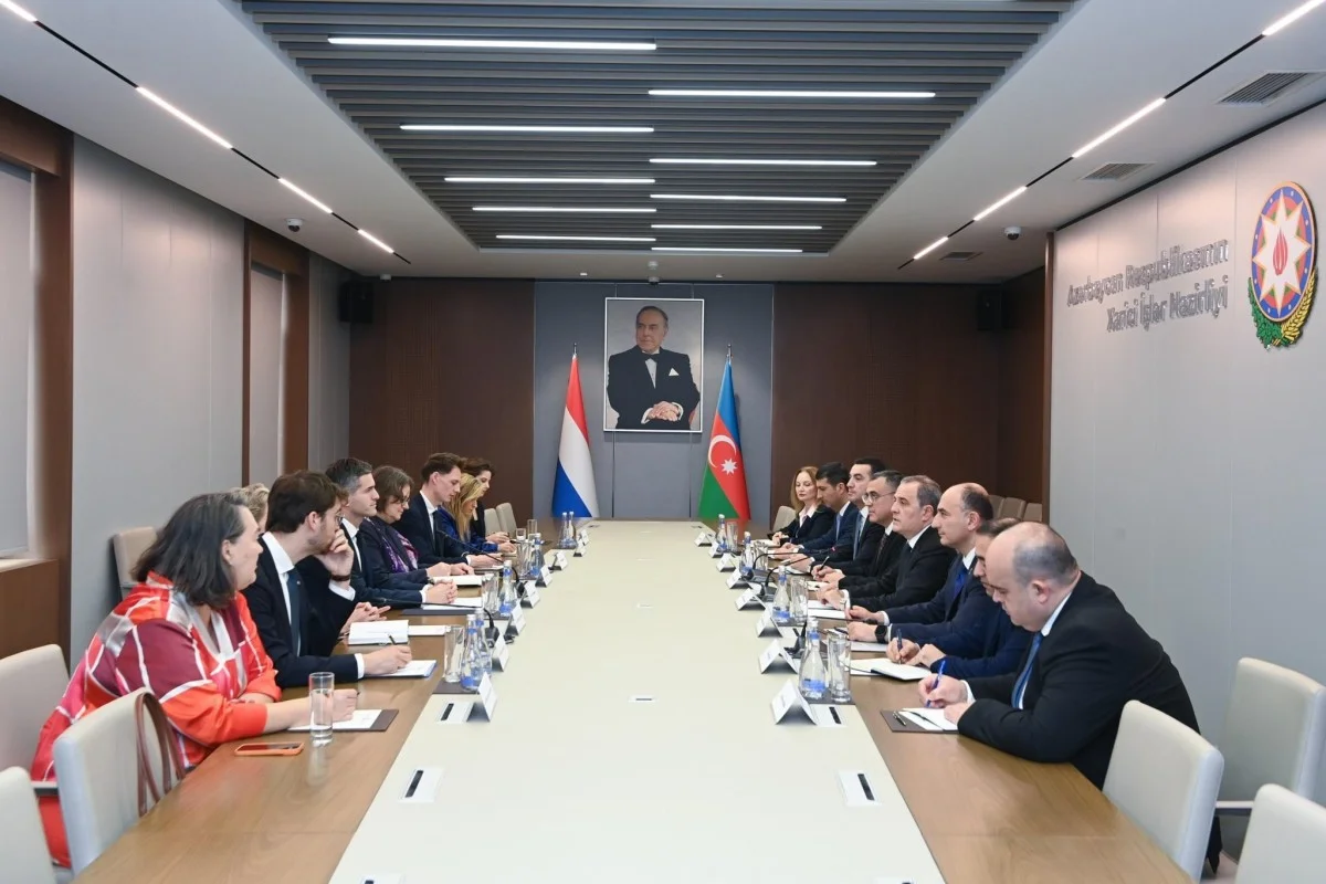 Discess Image Azerbaijan and Dutch foreign ministers hold expanded talks