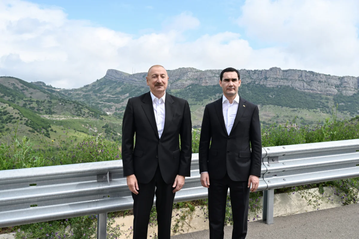 Azərbaycan və Türkmənistan liderləri Şuşada