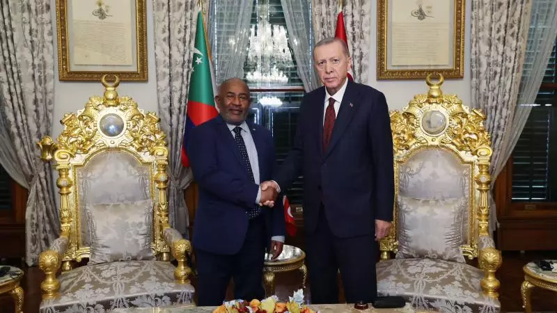 Ərdoğan Komor Adaları Birliyinin sədri ilə görüşüb