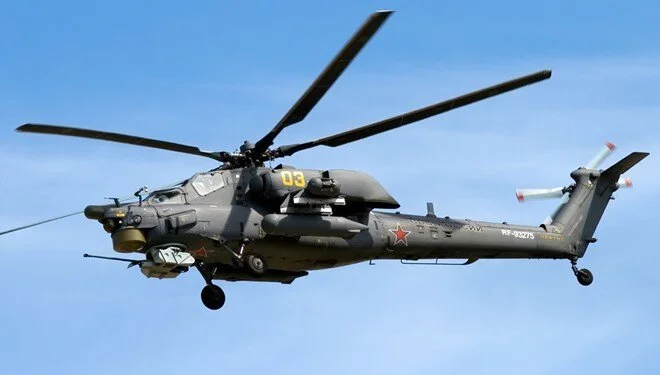 Krımda Rusiyaya məxsus hərbi helikopter qəzaya uğrayıb