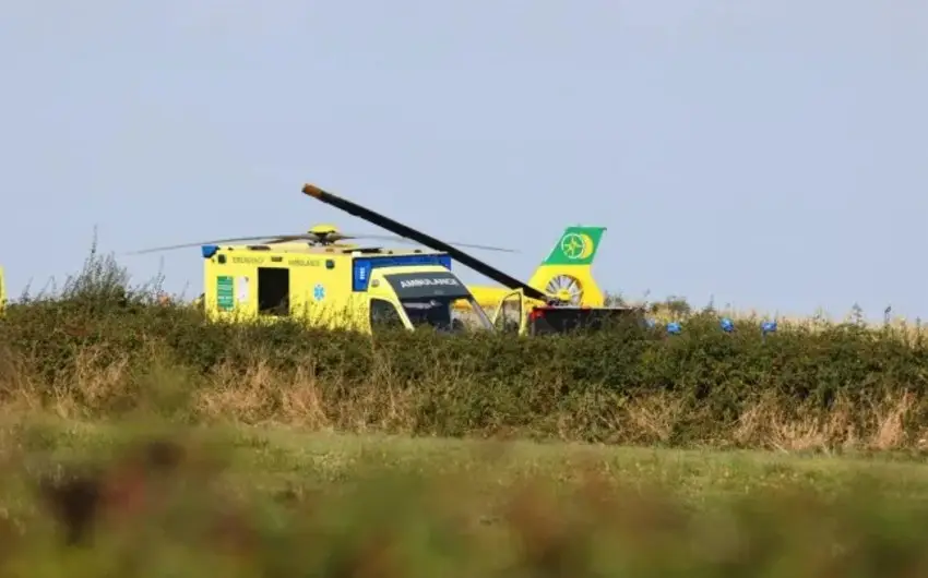 Britaniyada helikopter qəzaya uğrayıb