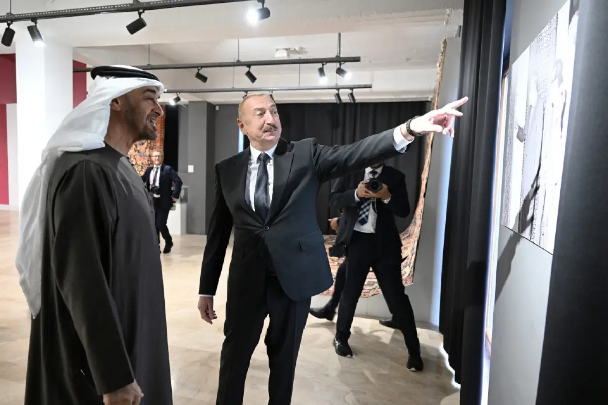 Azərbaycanın və BƏƏ prezidentləri Milli Xalça Muzeyinin Şuşa filialında olublar