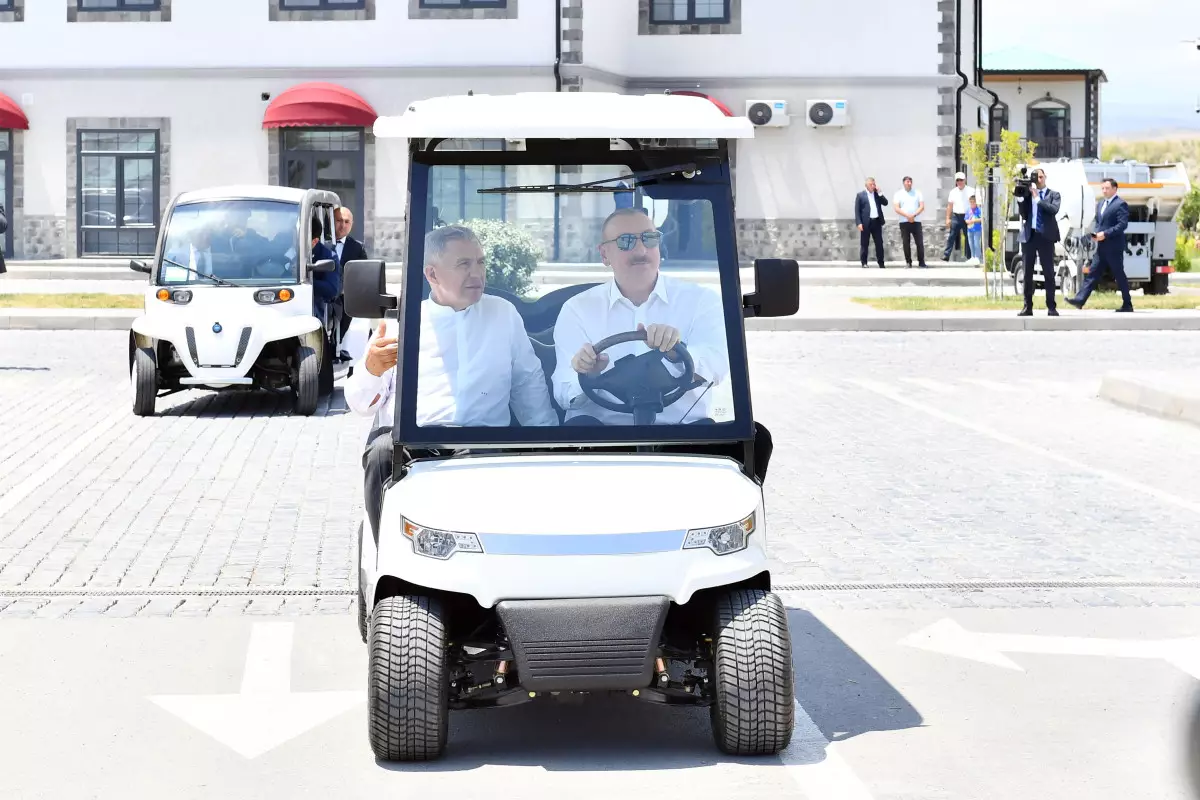 Azərbaycan və Tatarıstan liderləri Zəngilanın Ağalı kəndində olublar - YENİLƏNİB