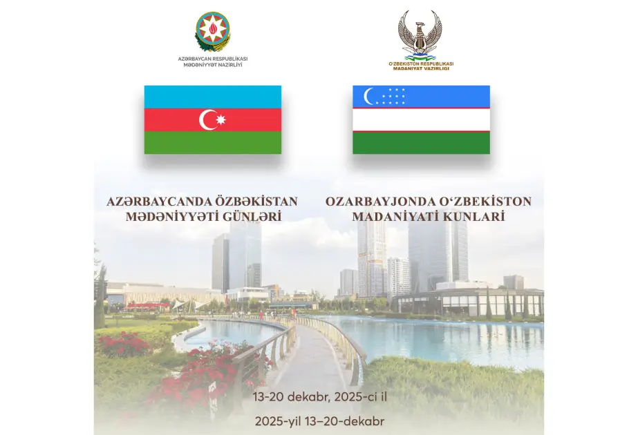 Azərbaycanda Özbəkistan Mədəniyyəti Günləri başlayır