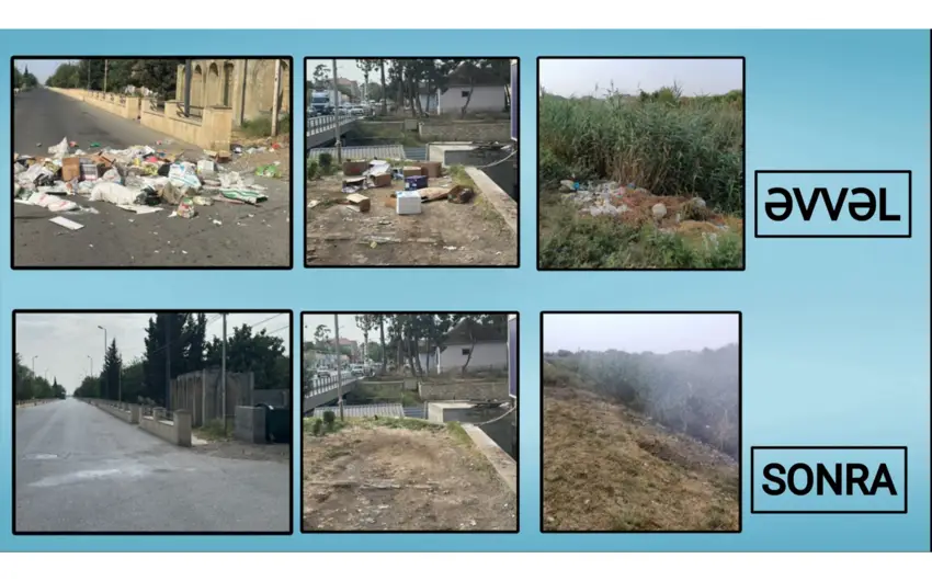 Biləsuvarda ətraf mühiti çirkləndirən 15 nəfər cərimələnib