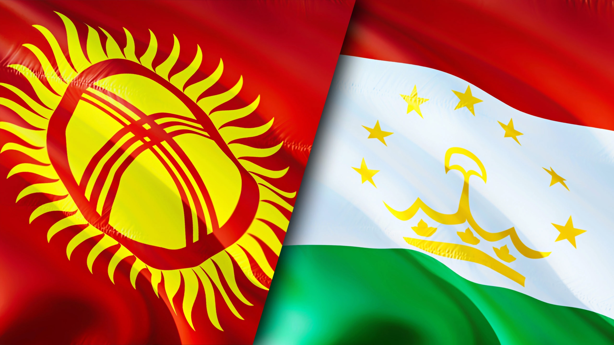 Киргизия против россии. Флаг Таджикистана и Киргизистан. Кыргызстан Таджикистан конфликт флаги. Флаг Таджикистан Узбекистан Кыргызстан. Таджикистан и кигазстана флаги.