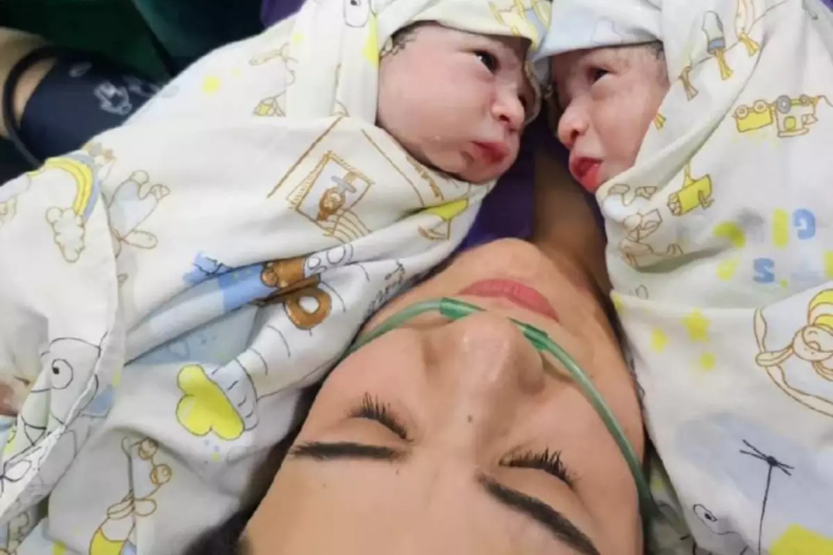 Naxçıvanda ilin ilk körpələri əkizdir