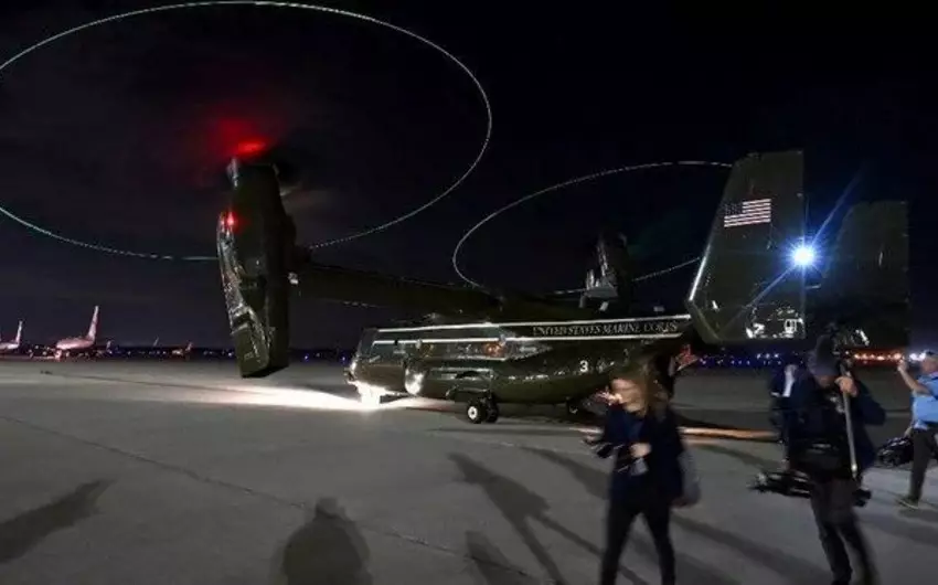 ABŞ hərbi təyyarəsi Yaponiyada okeana düşüb