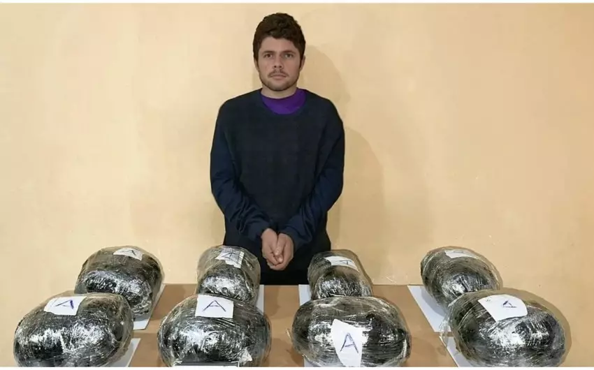 İrandan Azərbaycana 8 kiloqram narkotik keçirilməsinin qarşısı alınıb