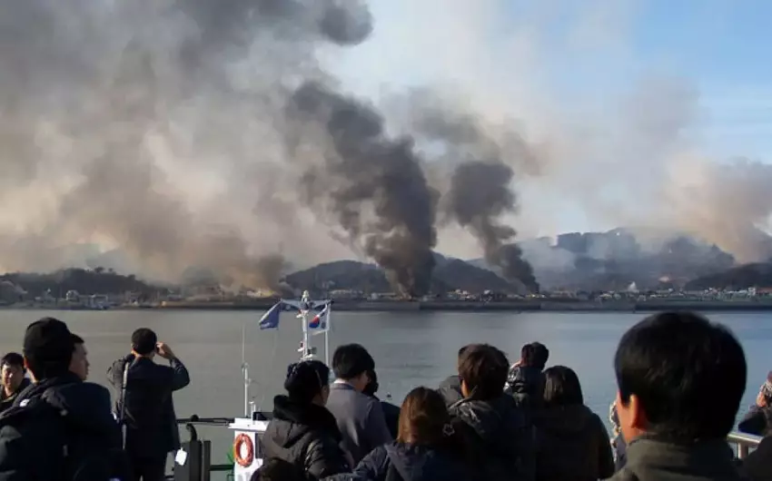 Şimali Koreya artilleriya təlimləri keçirir