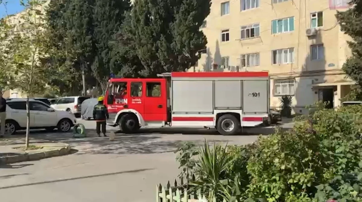 Badamdarda yaşayış binasında partlayış olub, xəsarət alan var