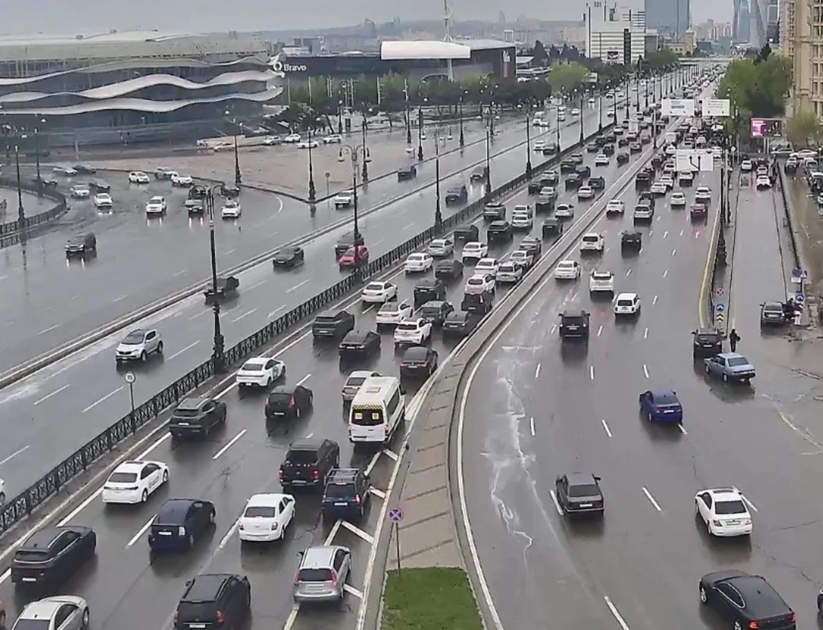 Traffic congestion reported on major Baku roads