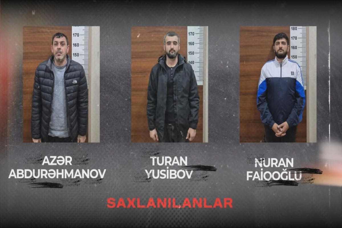 Bakıda 24 kq narkotik müsadirə edildi: 3 nəfər saxlanıldı