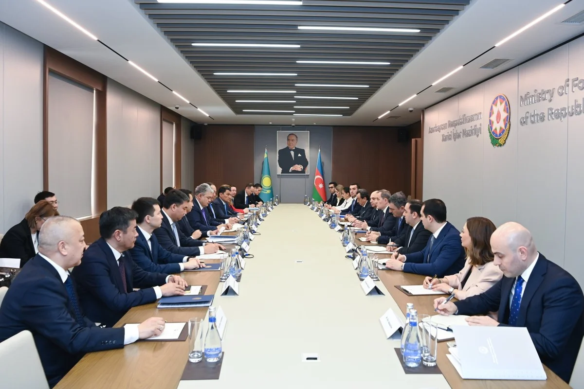 Bakıda Azərbaycan və Qazaxıstan XİN rəhbərlərinin geniştərkibli görüşü keçirilib - YENİLƏNİB 1