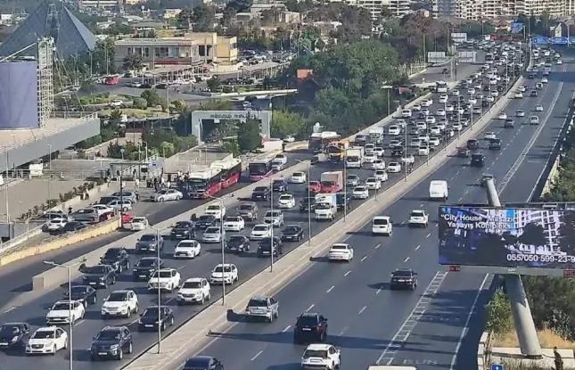 Bakıda bu yollarda tıxac var - SİYAHI