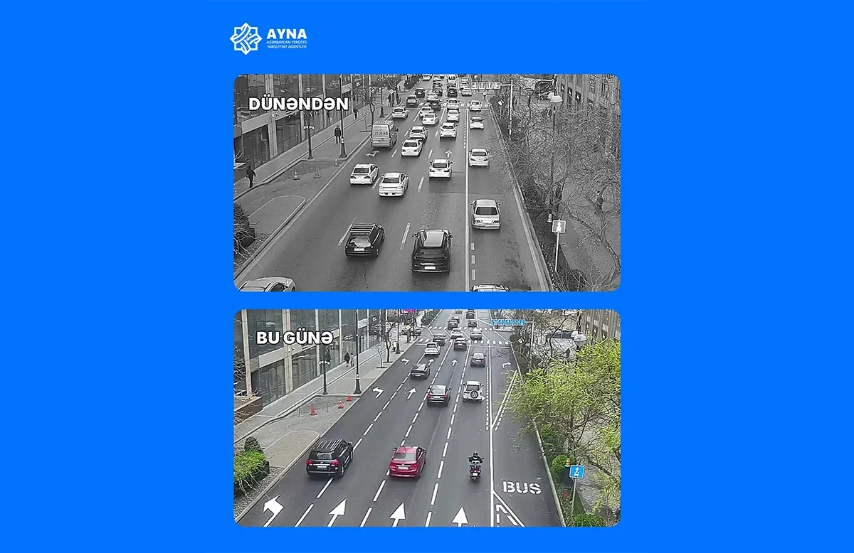 Bakıda hərəkət zolaqlarının sayı artırıldı: Yeni qərar