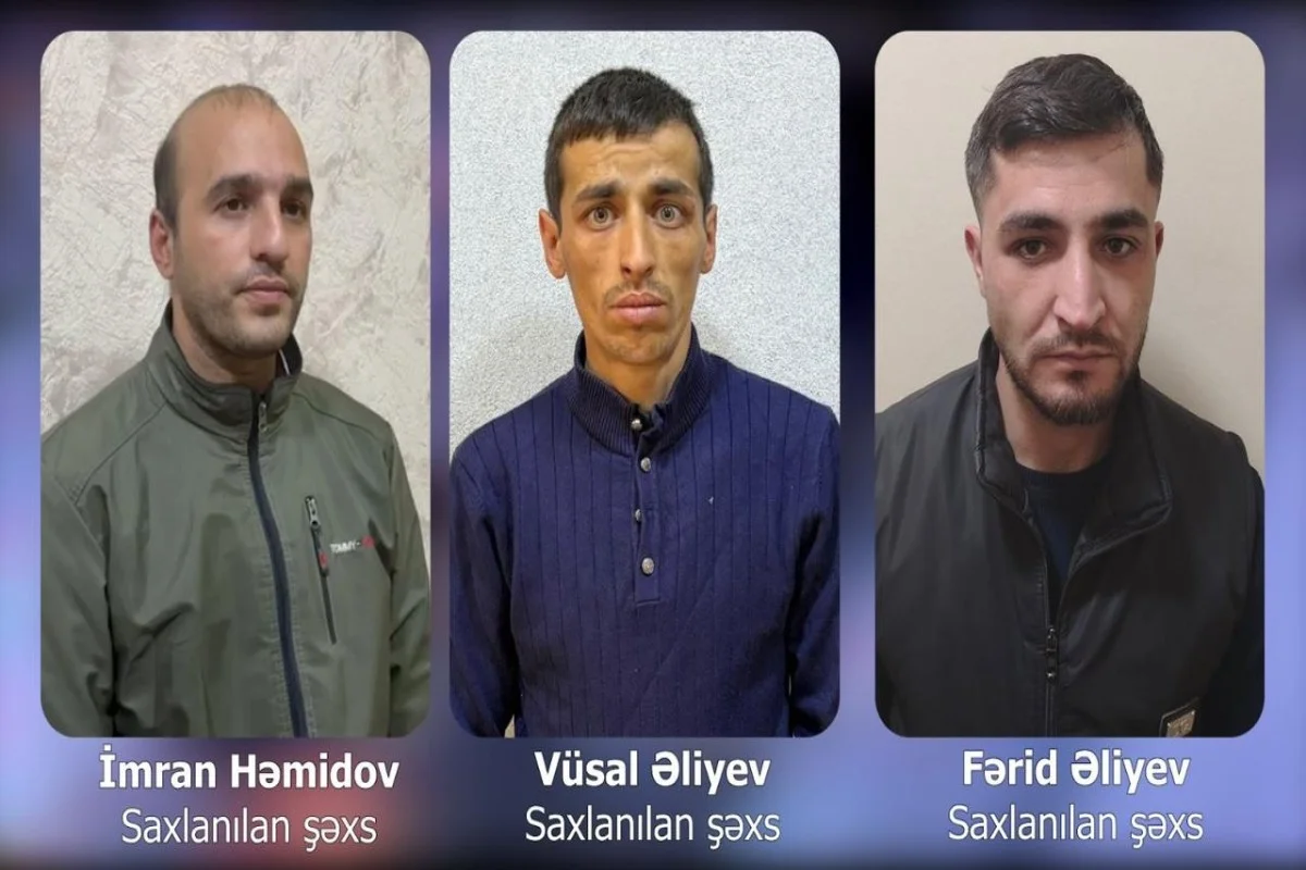 Bakıda oğurluq edən şəxslər polis tərəfindən saxlanılıb