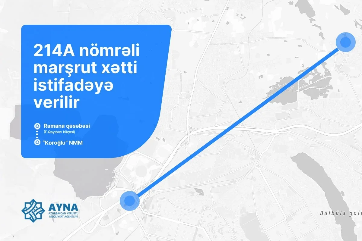 Bakıda yeni marşrut xətti fəaliyyətə başladı