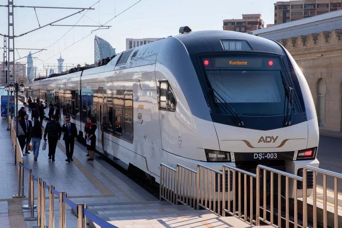 Symbolic train departs from Baku to Kurdamir