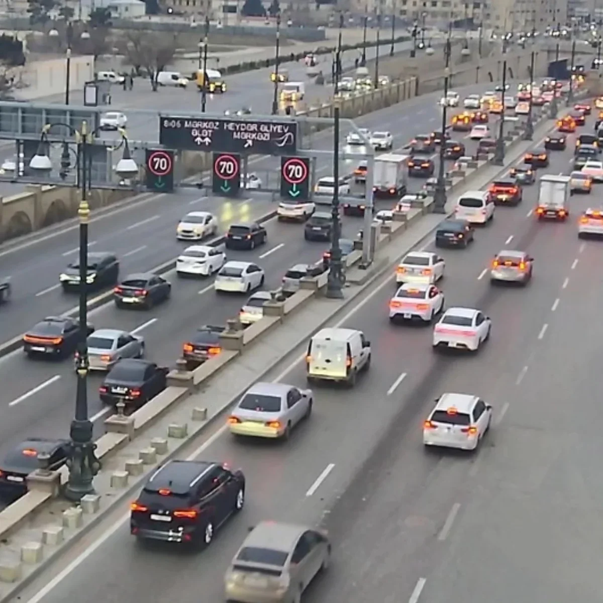Bakının hansı yollarında tıxac var? - Son vəziyyət