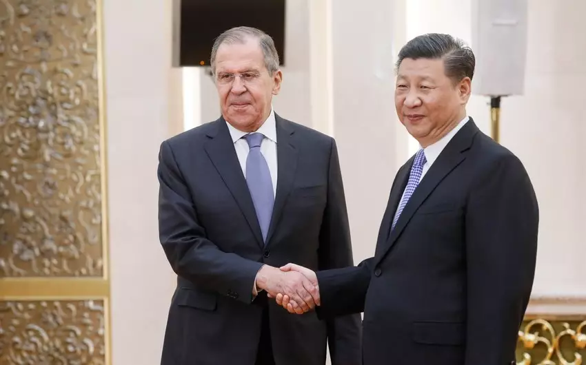 Si Cinpin Sergey Lavrovu qəbul edib