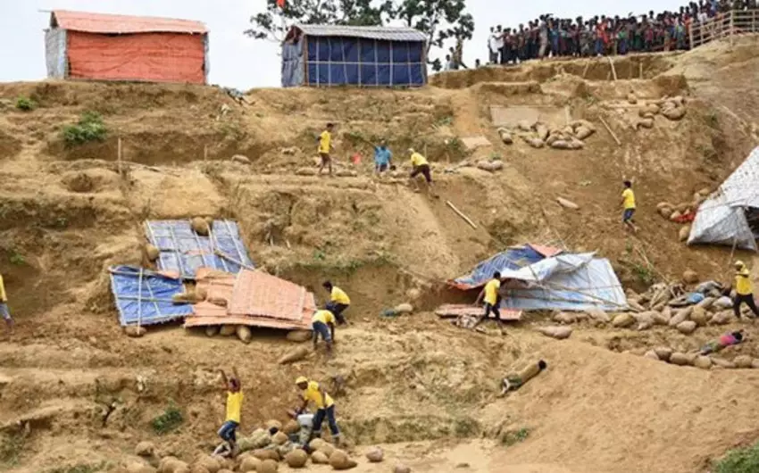 Banqladeşdə torpaq sürüşməsi olub, azı 9 nəfər ölüb