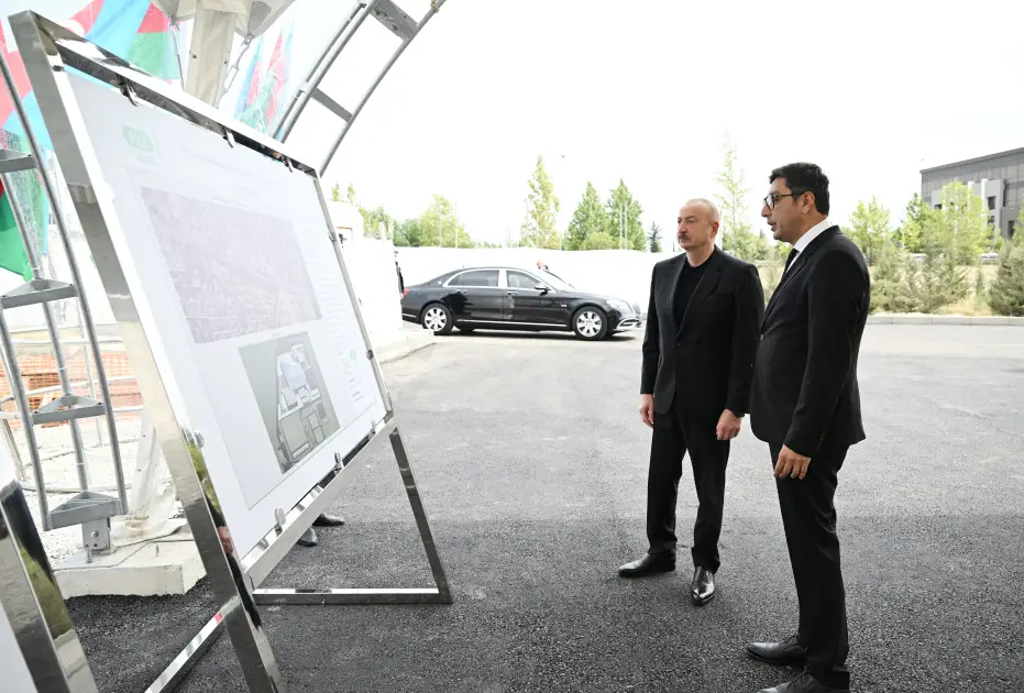 Prezident Yevlaxa səfər edib - YENİLƏNİB