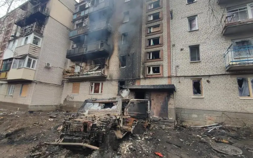 Baxmutdakı son durum açıqlanıb, şəhər xarabalığa çevrilib