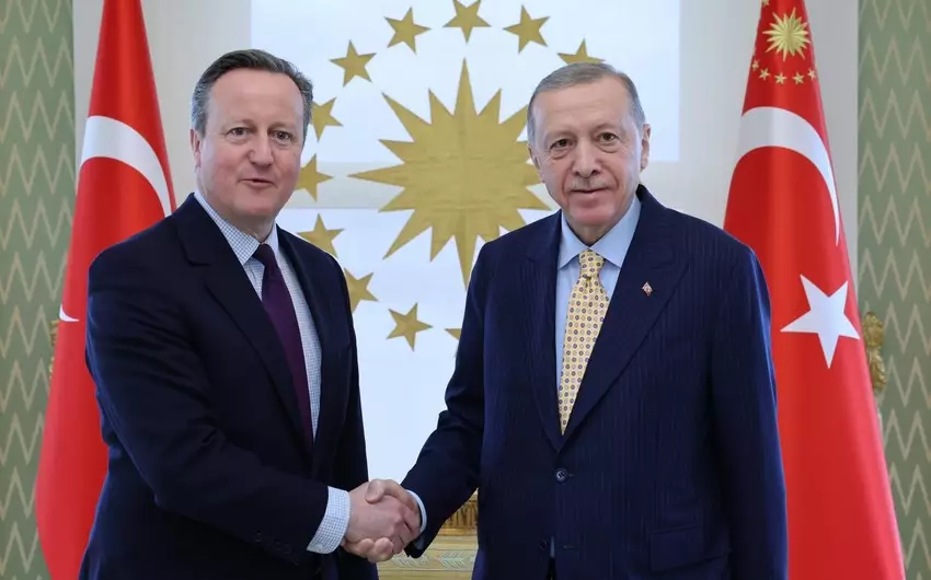 Ərdoğan Britaniya XİN başçısını qəbul edib