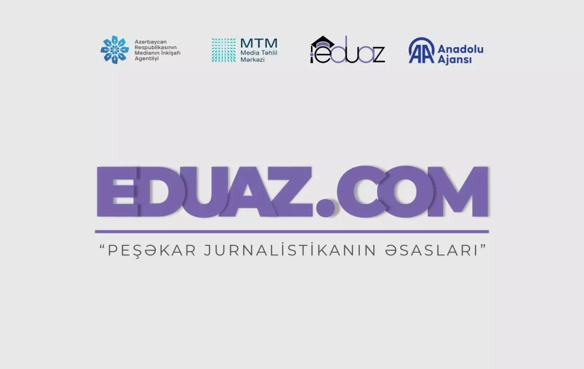 “Peşəkar jurnalistikanın əsasları” adlı onlayn təlim kursu istifadəyə verilib