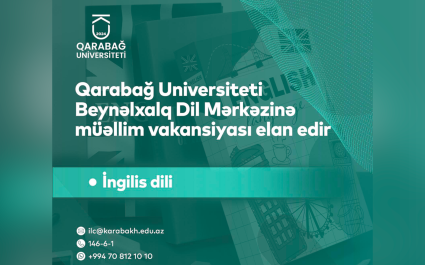 Qarabağ Universiteti vakansiya elan edir